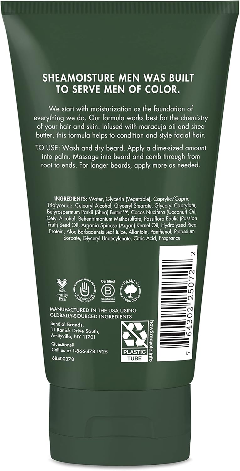 Maracuja Oil and SHEA MOISTURE Butter Beard Detangler