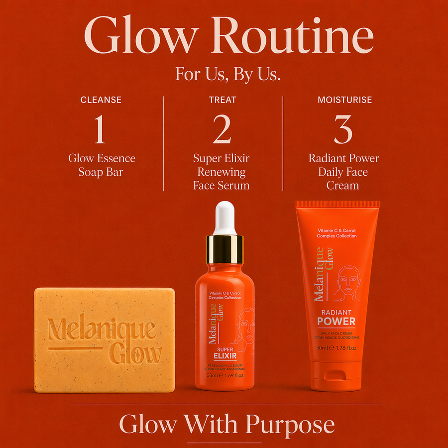 Applying Radiant Power face cream
