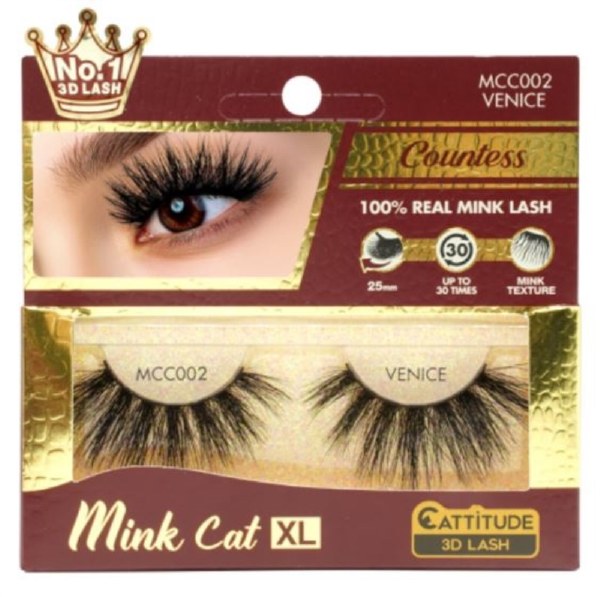 Mink Cat - 100% Real Mink 3D Lashes