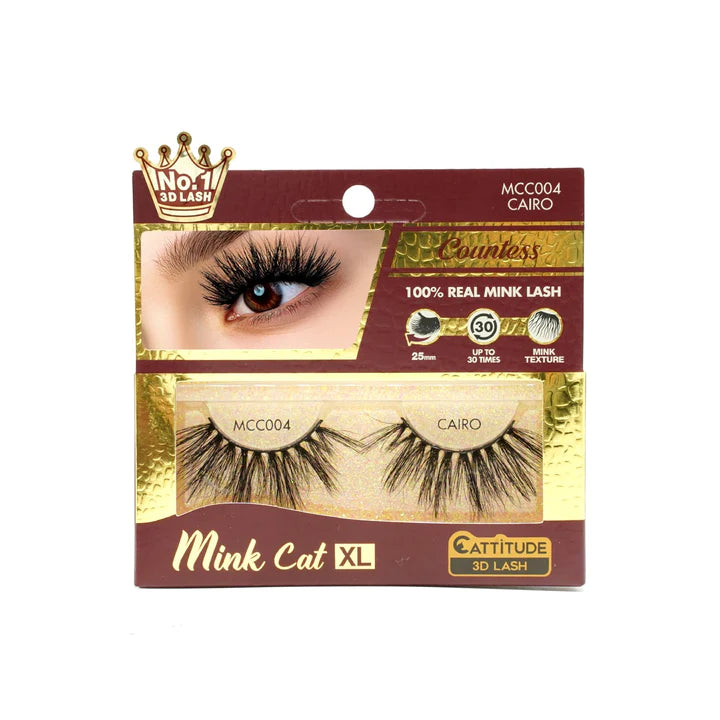 Mink Cat - 100% Real Mink 3D Lashes - Elevate your gaze with Mink Cat 100% Real Mink 3D - Image 5