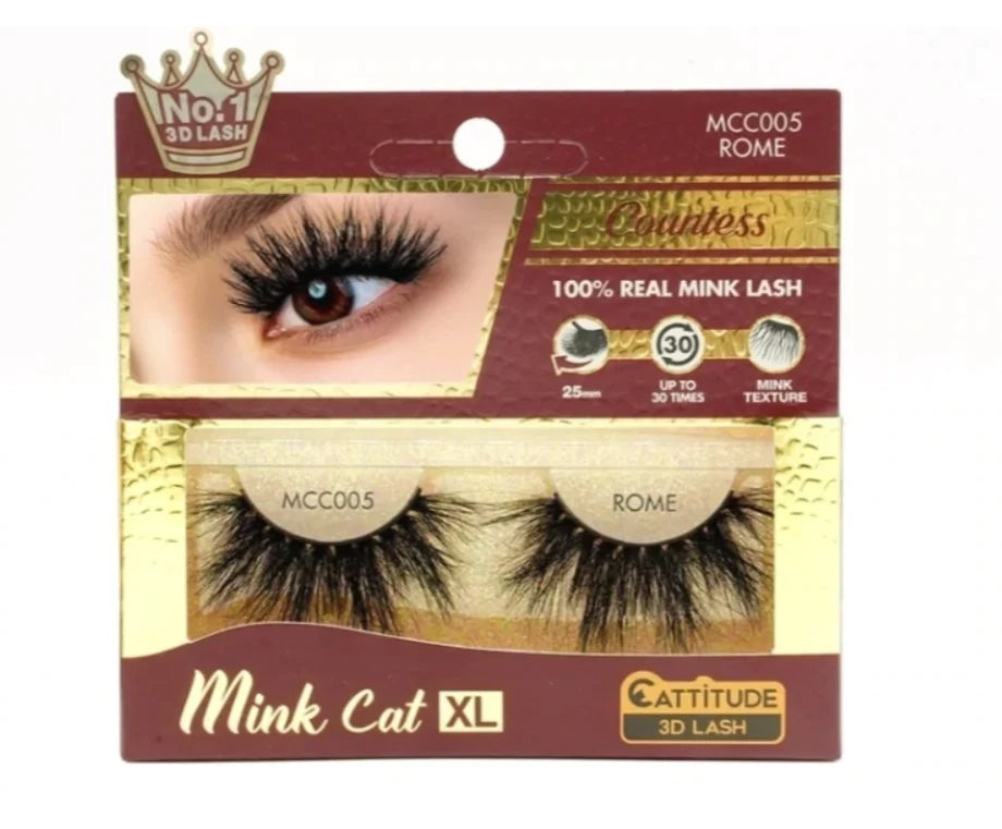 Mink Cat - 100% Real Mink 3D Lashes - Elevate your gaze with Mink Cat 100% Real Mink 3D - Image 6