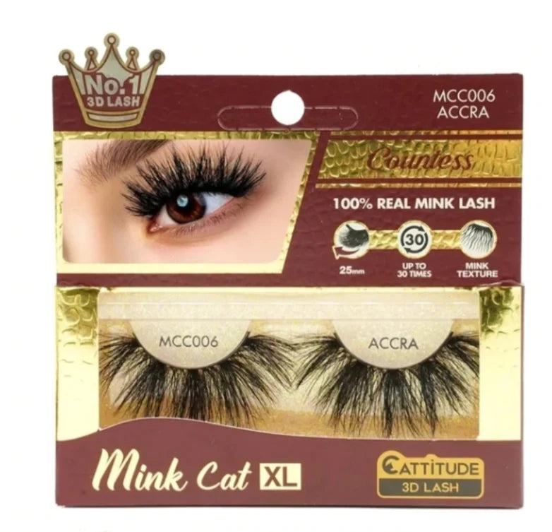 Mink Cat - 100% Real Mink 3D Lashes - Elevate your gaze with Mink Cat 100% Real Mink 3D - Image 7
