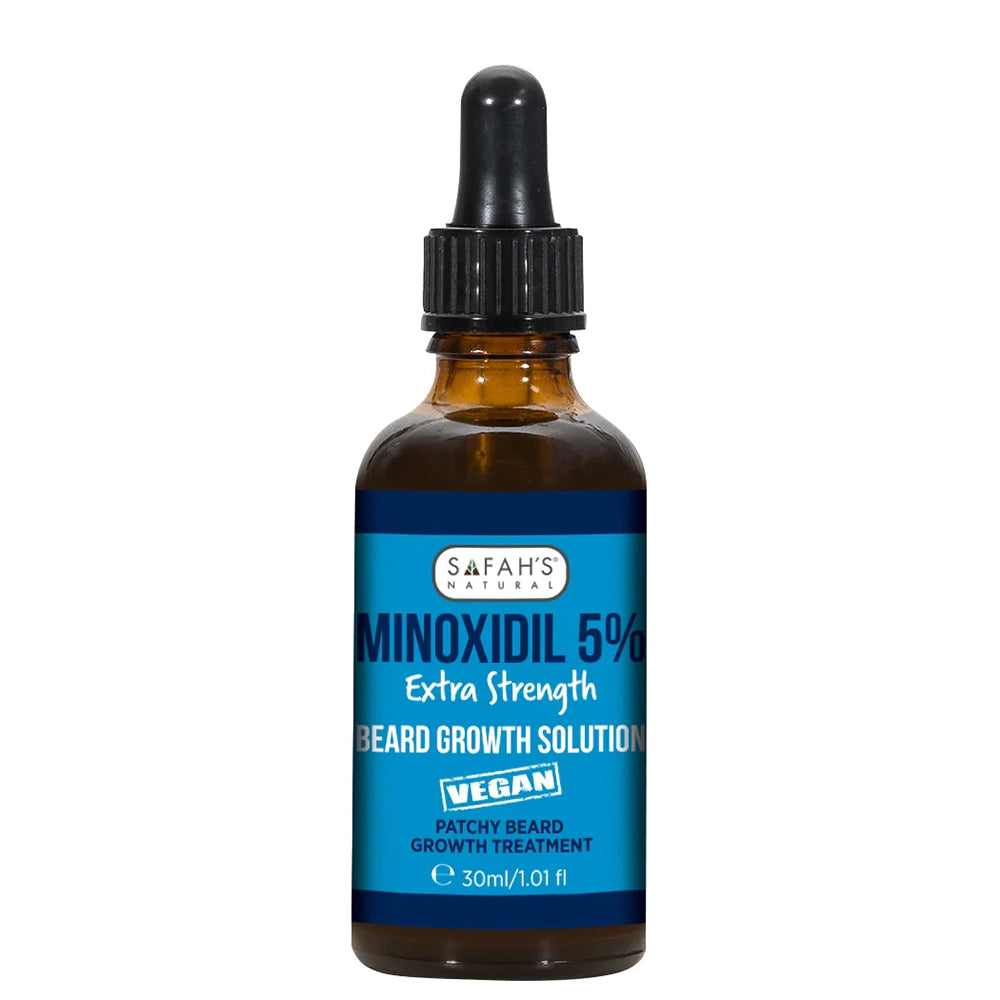 Safah's Natural Minoxidil 5% Beard Growth Solution 30 ml