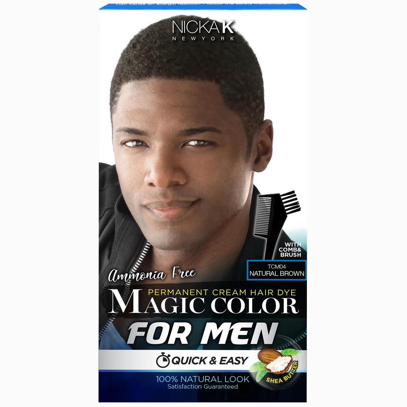 Nicka K New York Magic Color for Men Instant Grey Coverage Hair Colour Kit - Discover Nicka K New York Magic Color for Men, t