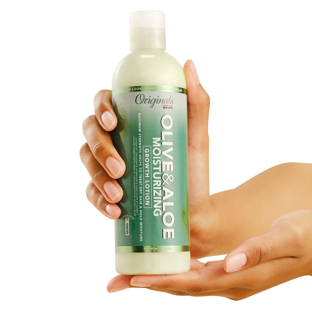 Africa's Best Olive & Aloe Moisturizing Growth Lotion 12 oz - Unlock luscious, strong hair with Africa's Best Ol - Image 4