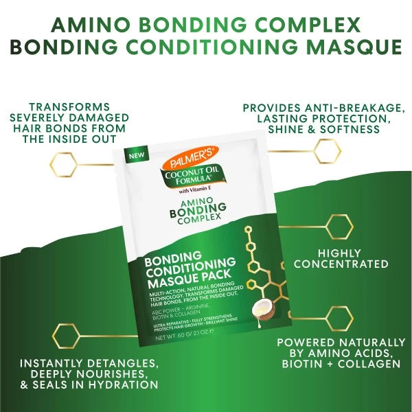Palmer's Amino Bonding Complex Bonding Conditioning Masque 2oz in use