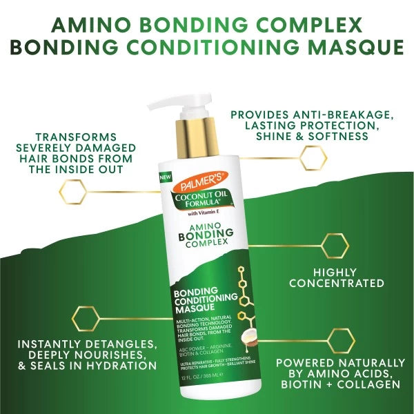 Palmer's Amino Bonding Complex Deep Conditioning Mask 12oz in use