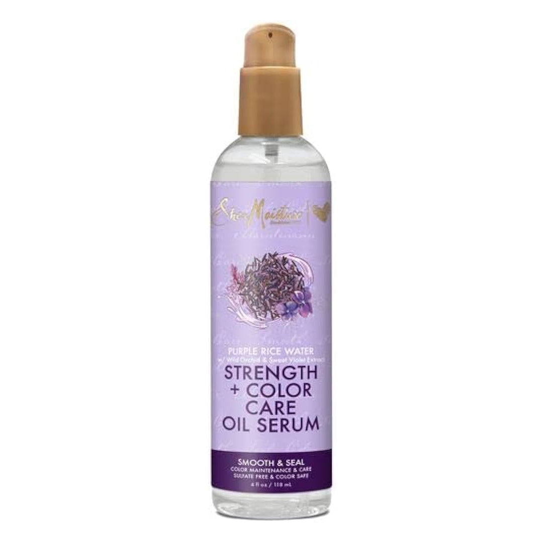 Shea Moisture Purple Rice Water Strength & Colour Care Oil Serum 4 oz / 118 ml