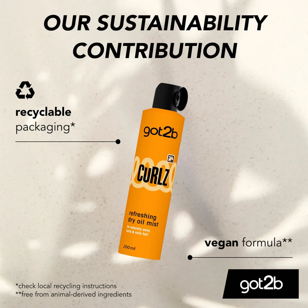 got2b Curlz Refreshing Dry Oil Mist 200ml