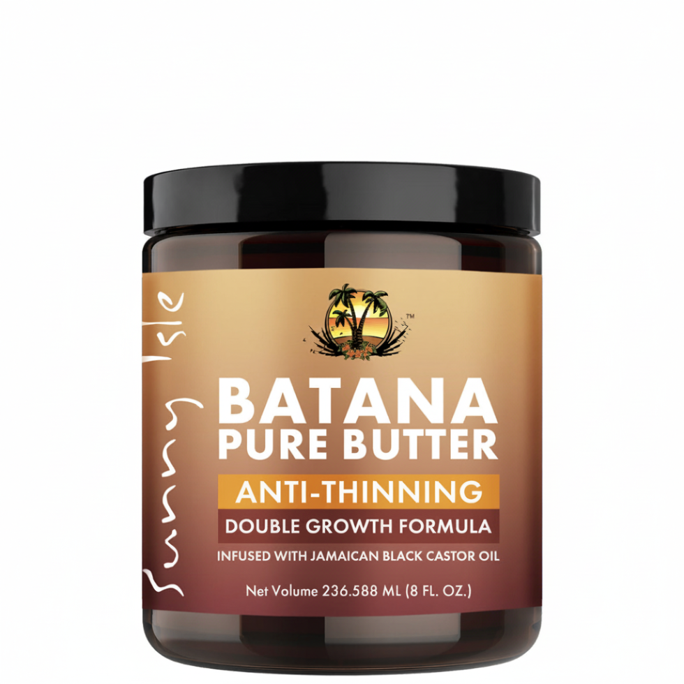Sunny Isle Batana Pure Butter Anti-Thinning 236.58 ml/8.0 oz, front jar view