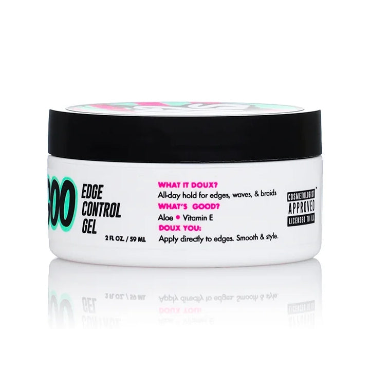 The Doux Swag Goo Edge Control Gel 2oz For Sleek Edges & Natural Hair