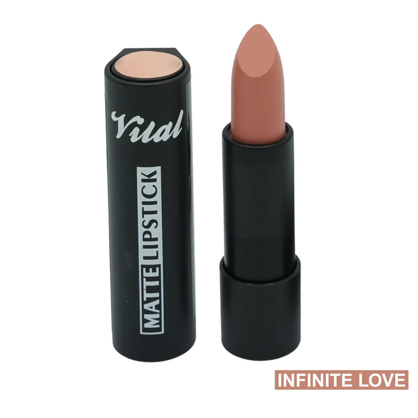 Vital Makeup Matte Lipstick Velvet Matte Finish with Full Coverage in all shades