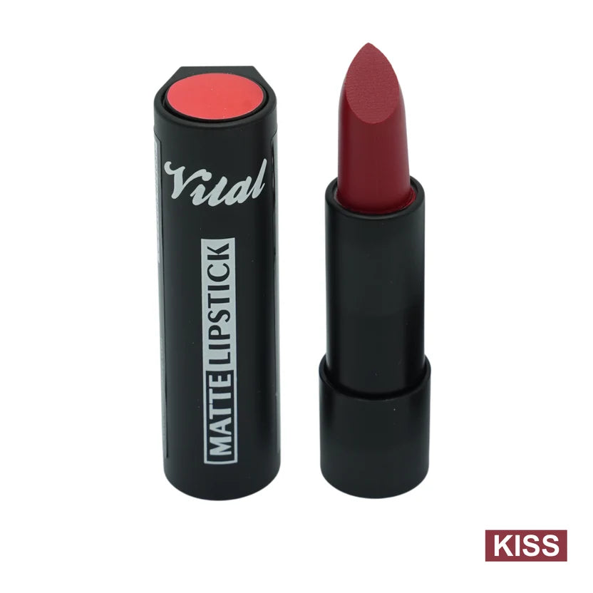 Vital Makeup Matte Lipstick Velvet Matte Finish with Full Coverage in all shades