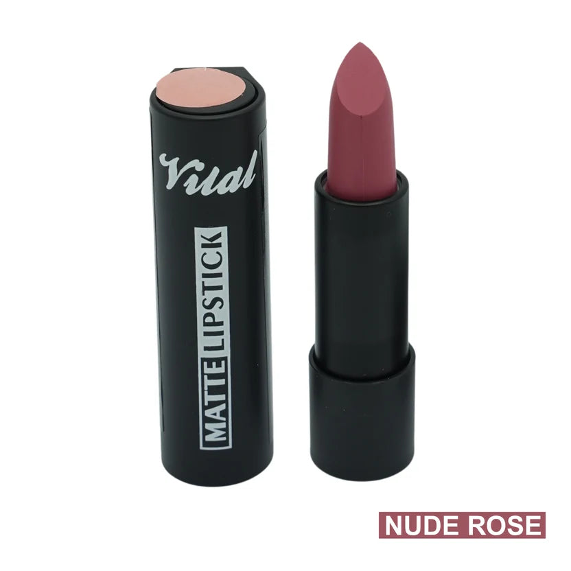 Vital Makeup Matte Lipstick Velvet Matte Finish with Full Coverage in all shades