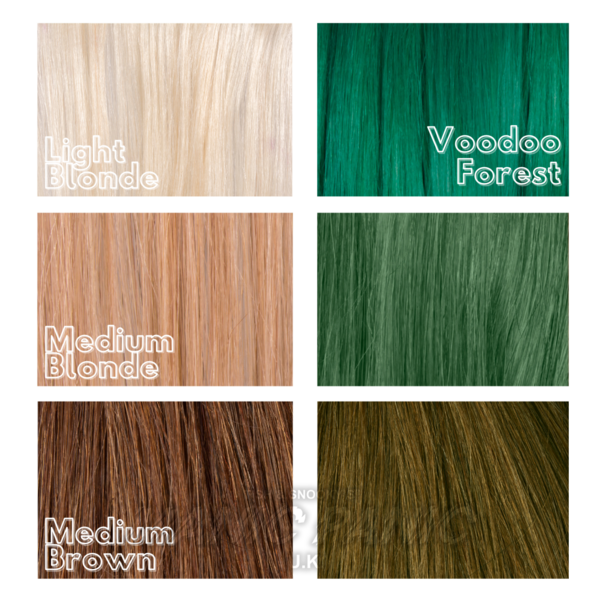 Manic Panic Semi-Permanent Hair Color Cream | Voodoo Forest | Vibrant, Vegan & Cruelty-Free Hair Dye for Expressive Individua