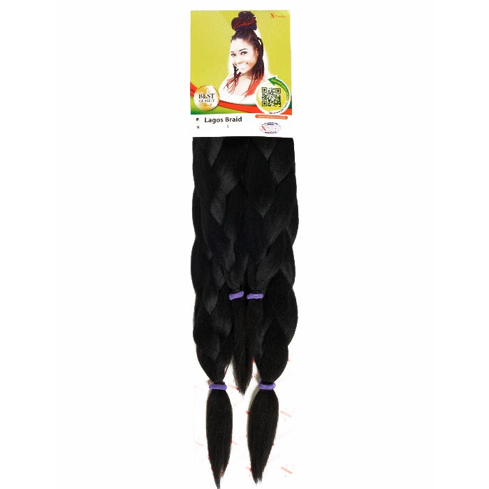 Xpression Lagos Braid Full Voluminous Braids color 1
