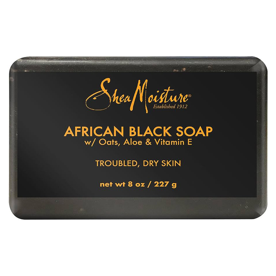 Shea Moisture African Black Soap Bar Soap 8 oz