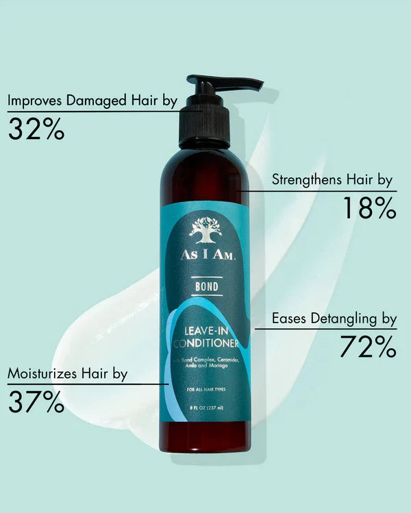 As I Am Bond Leave-In Conditioner product presentation