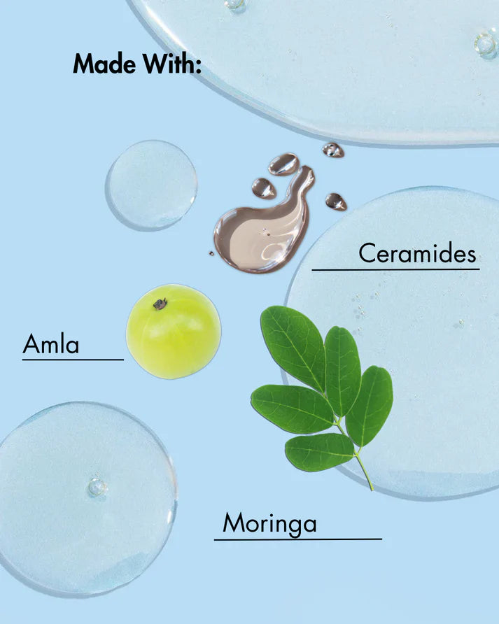Amla, moringa and ceramides featured for As I Am Bond Oil