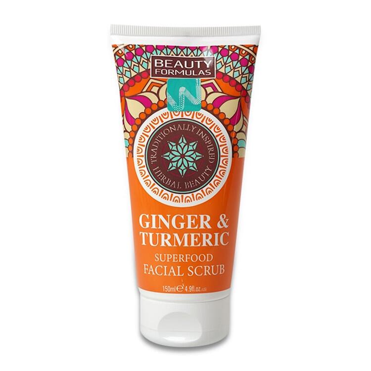 Beauty Formulas Ginger & Turmeric Facial Scrub Exfoliating 150 ml/5.1 oz product image 1