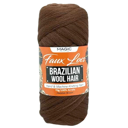 Magic Collection Brazilian Wool Hair REDDISH BROWN