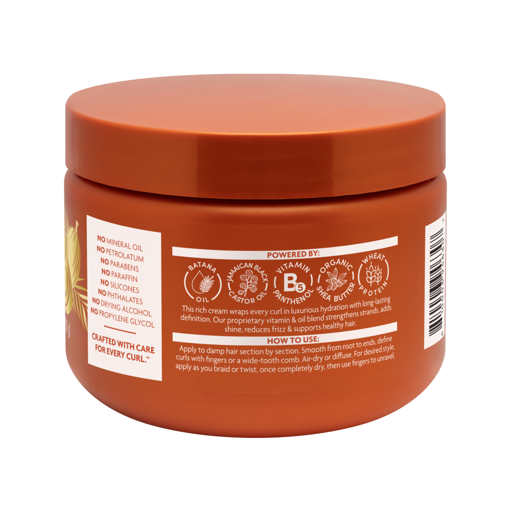 Cantu Ultra Moisture Nourishing Curl Cream 283 g back label
