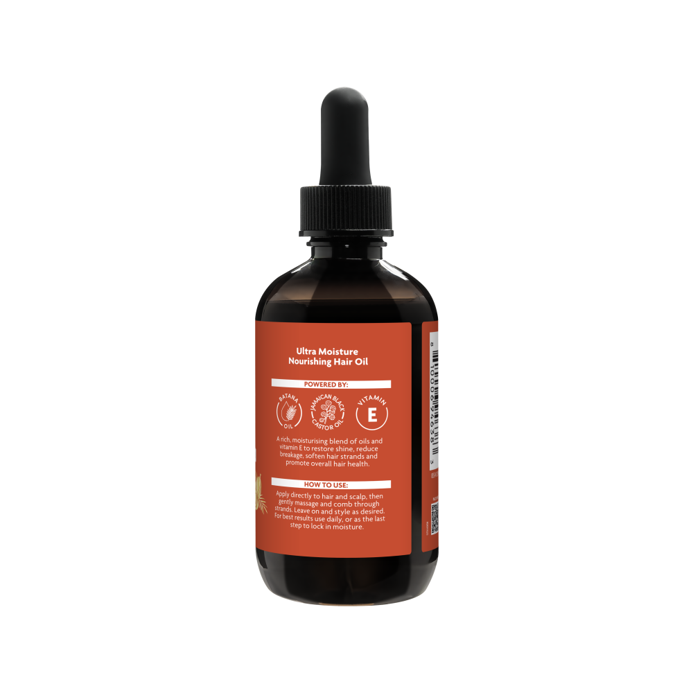 Cantu Nourishing Hair Oil 95 ml directions label