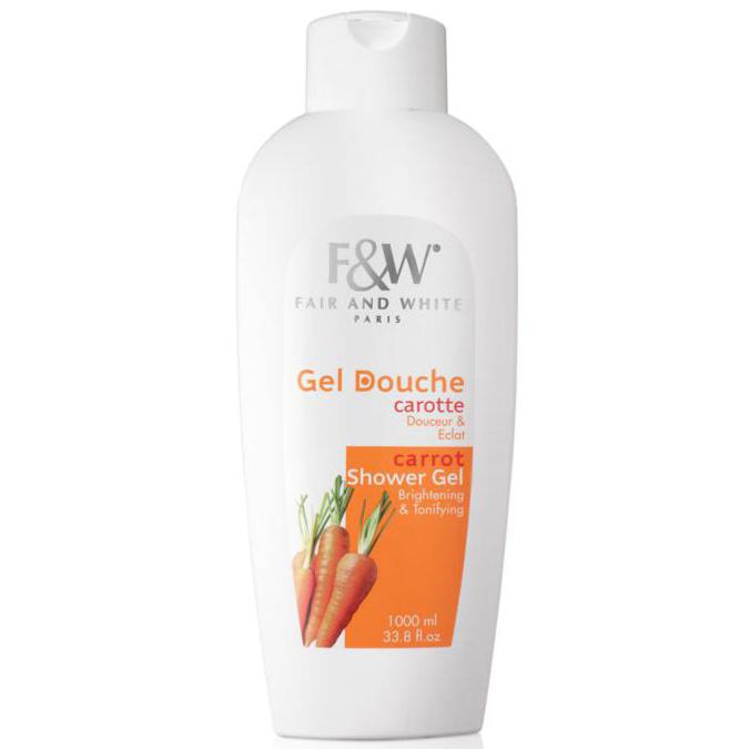 Fair & White Brightening & Tonifying Carrot Shower Gel 1000 ml