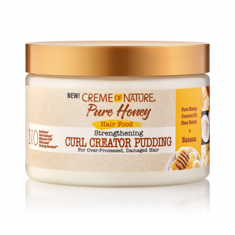 Creme of Nature Pure Honey Hair Food Curl Creator Pudding 11.5 oz