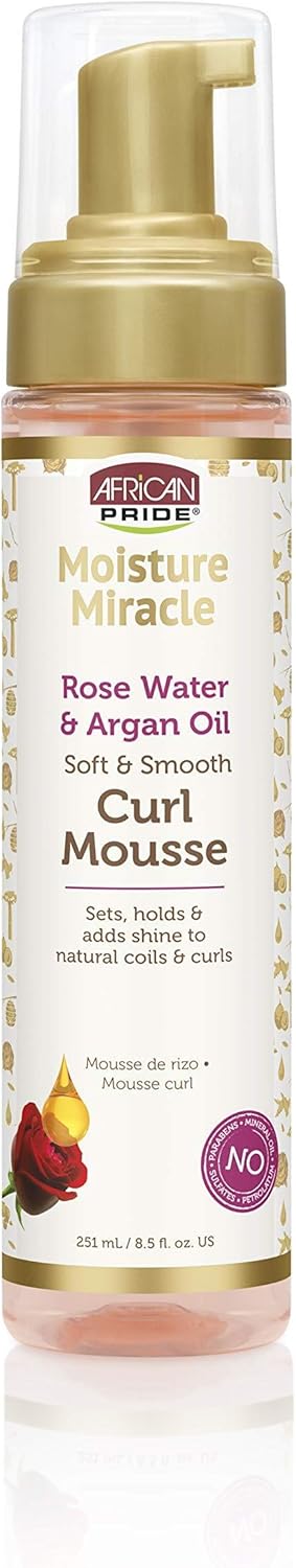 African Pride Moisture Miracle Curl Mousse 251 ml ( 3 Pc Set )