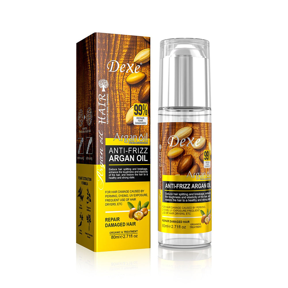 Dexe Anti-Frizz Argan Oil Hair Treatment 80ml bottle