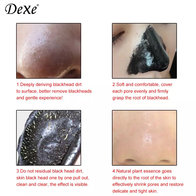 Dexe Black Hair Mask 120g Deep Conditioning Treatment For Textured Curly Hair