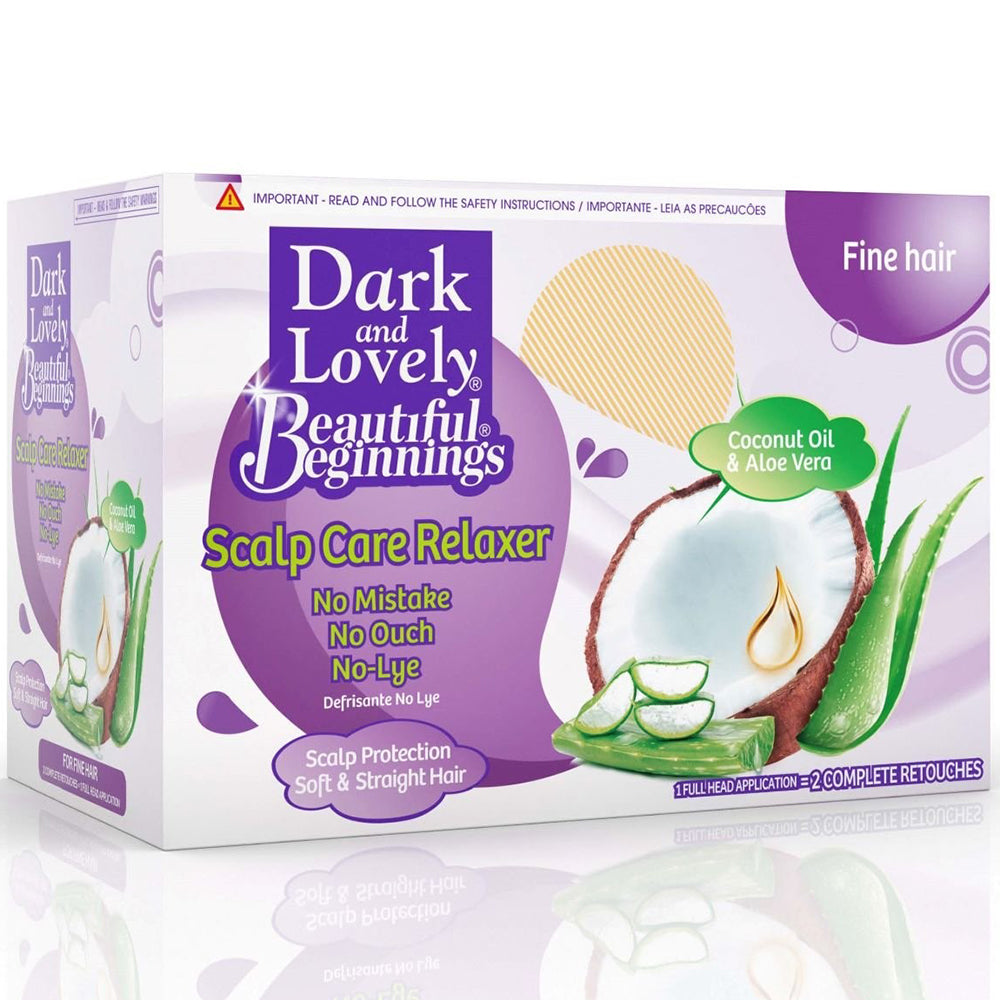 Dark and Lovely Beautiful Beginnings Scalp Care Relaxer Fine