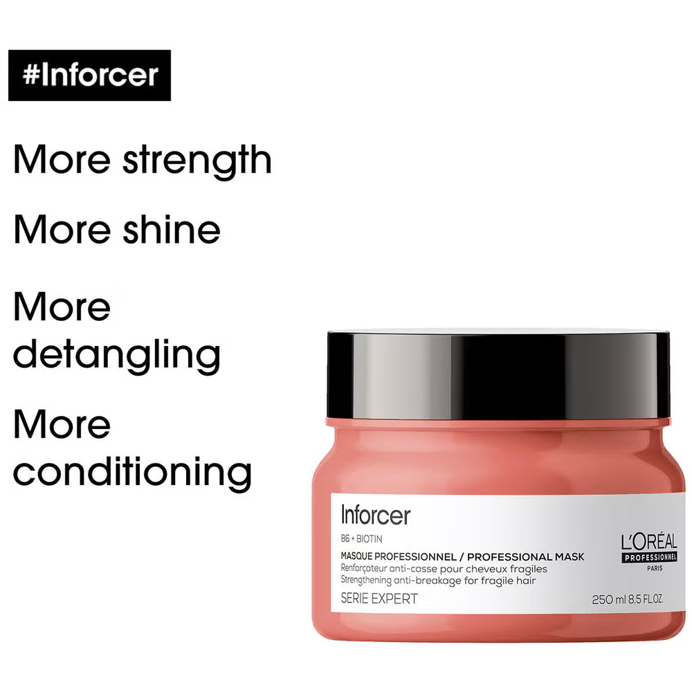L'Oréal Professionnel Serié Expert Inforcer Masque Strengthens & Reduces Breakage for Weak & Fragile Hair 250 ml/8.45 oz - Re
