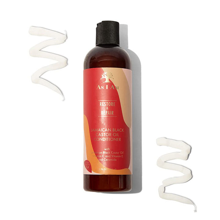 As I Am Jamaican Black Castor Oil Conditioner 12 oz in use