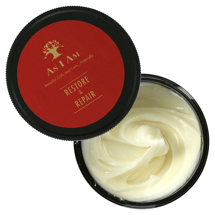 As I Am Jamaican Black Castor Oil Moisturizing Masque 8 oz in use
