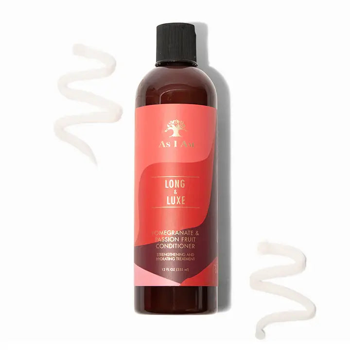 As I Am Long & Luxe Conditioner 12 oz in use