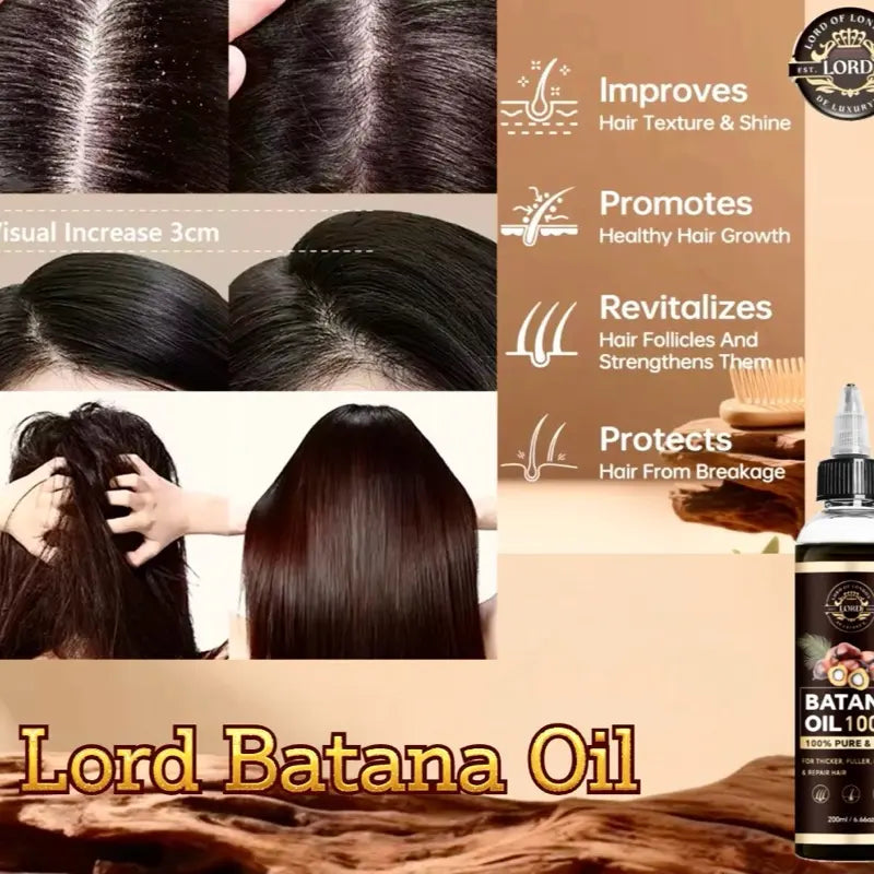 Batana Oil moisture and shine routine graphic
