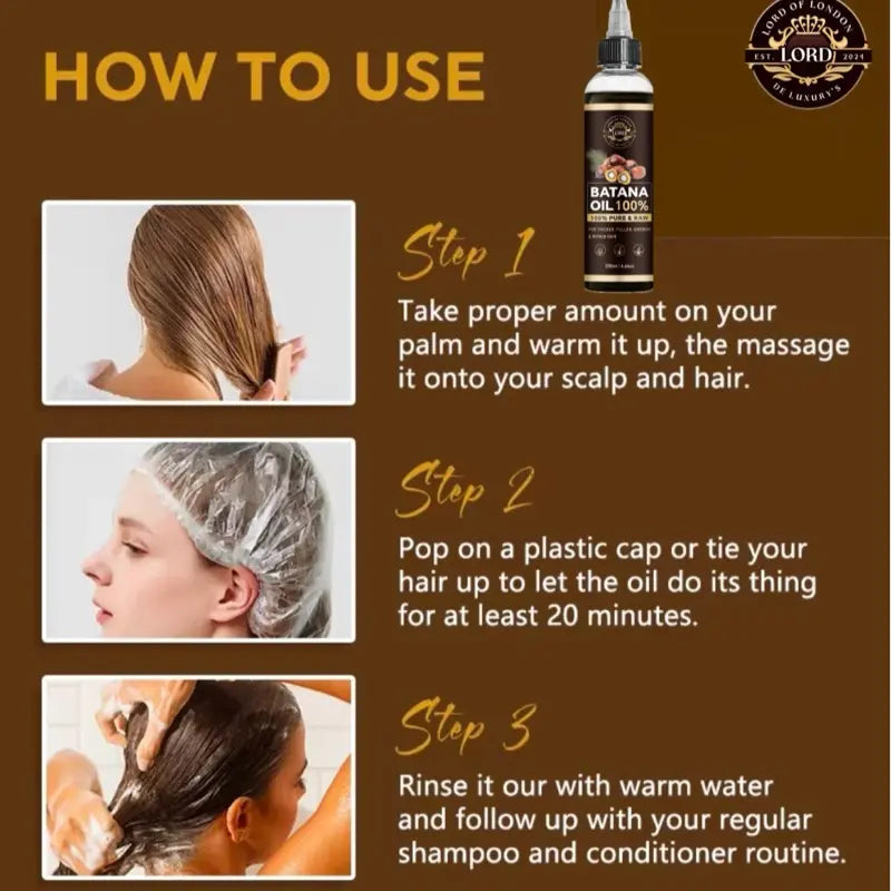 Batana Oil three-step treatment guide