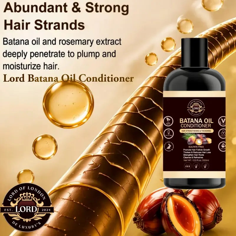 Batana Oil Conditioner smoothing presentation