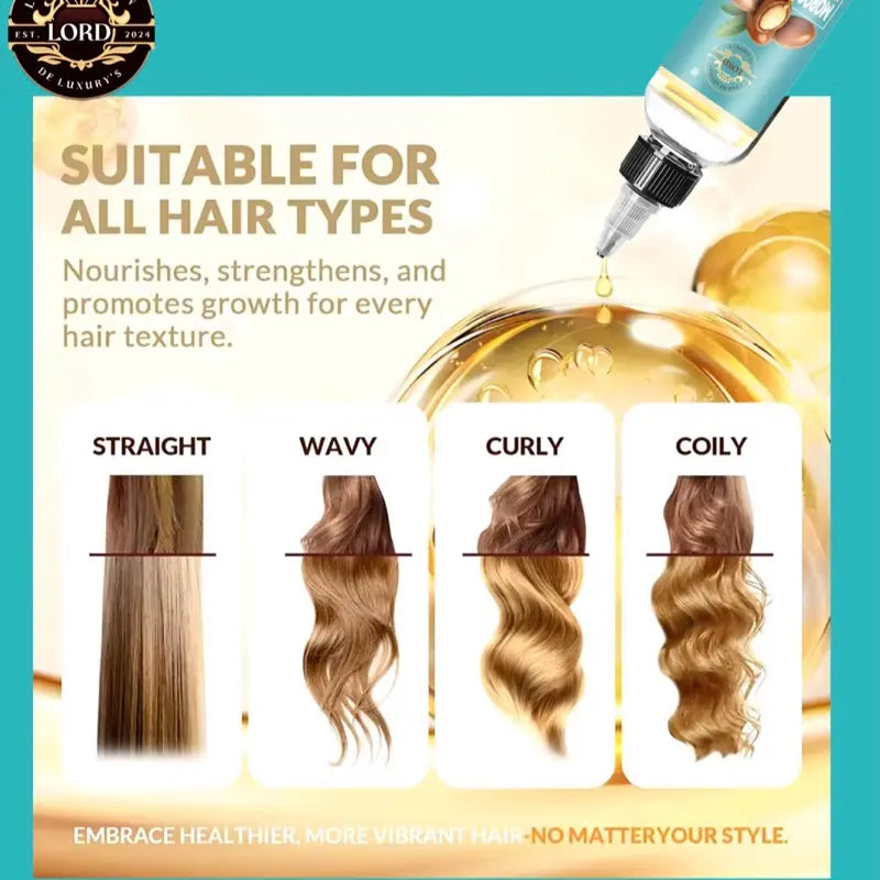 Argan Oil suitable for multiple hair textures