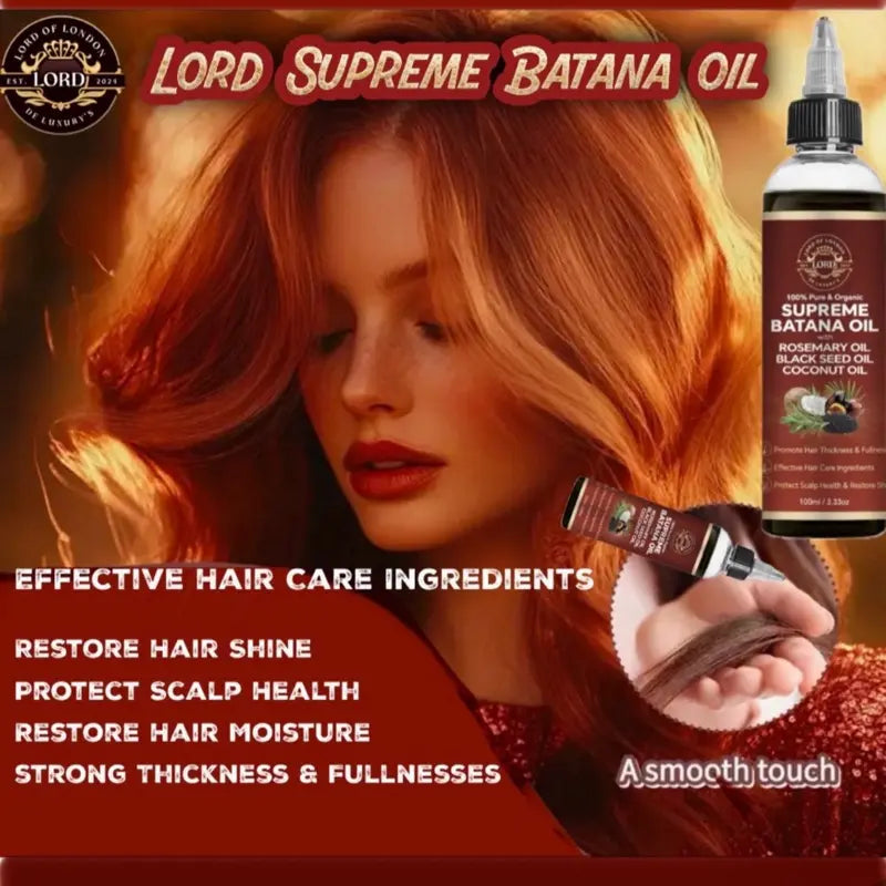 Supreme Batana Oil botanical blend presentation