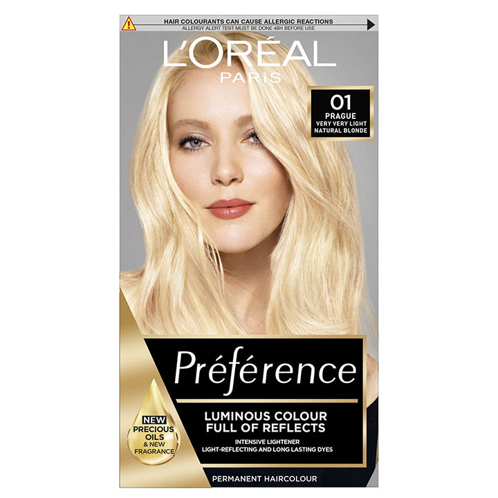 L'Oréal Préférence | 01 Very Very Light Natural Blonde