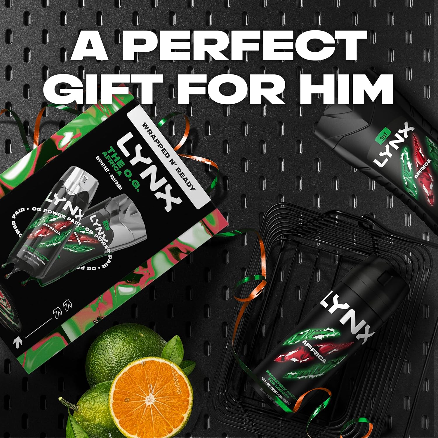 Lynx Africa The O.G. Duo Gift Set - Body Wash & Spray - Unleash the legendary Lynx Africa fragrance with t - Image 4