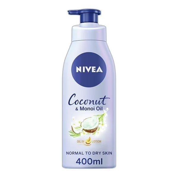 Nivea Coconut & Monoi Oil lotion pump bottle