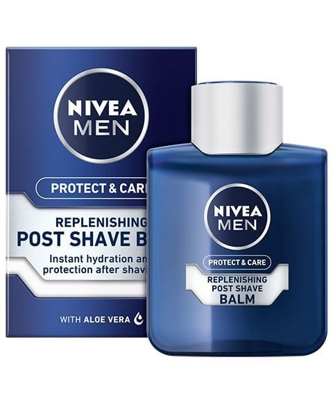 Nivea Protect & Care Replenishing balm bottle and carton