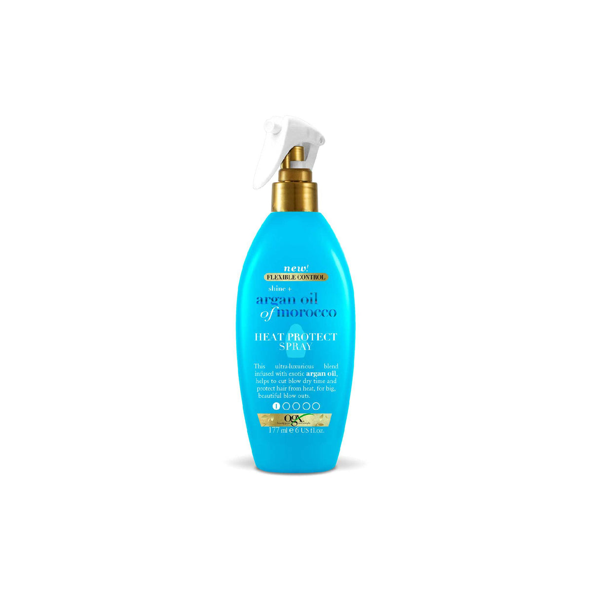 OGX Argan Oil Heat Protect Spray 177 ml bottle front view