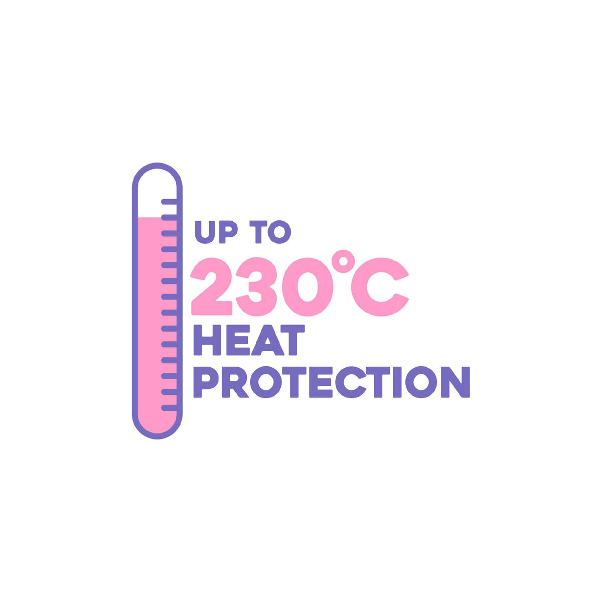 OGX Argan Oil spray heat protection up to 230 degrees graphic