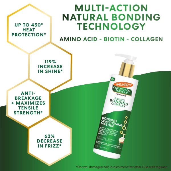 Palmer's Amino Bonding Complex Deep Conditioning Mask 12oz back label