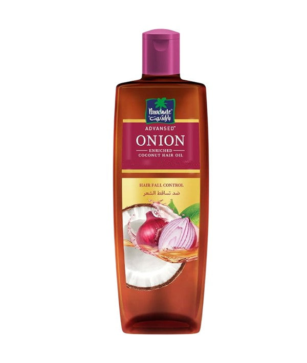 Parachute Advansed Onion-Enriched Coconut Hair Oil 200 ml bottle, front view